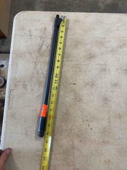 Gun barrel with no markings