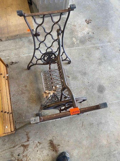 Singer sewing machine base