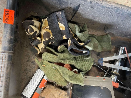 Gloves, grabbers, grease gun, and more