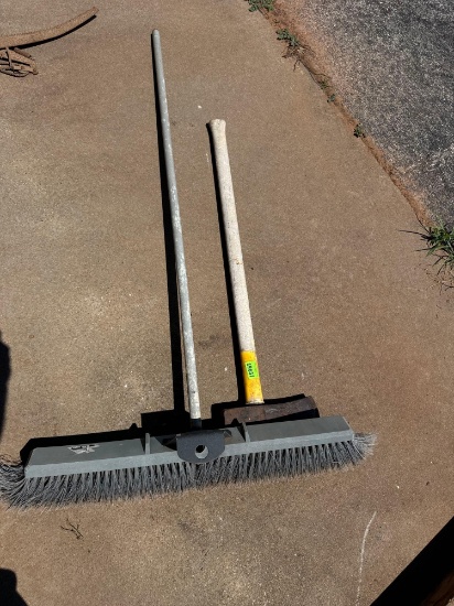 Shop broom and ax
