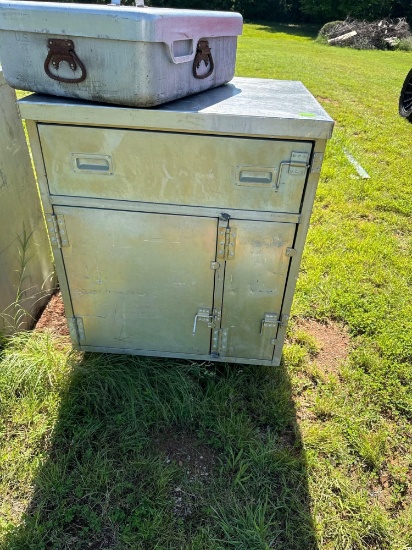 Metal cabinet measurements in photos