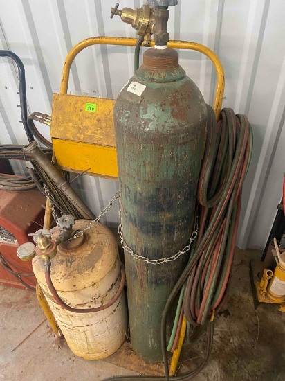 Oxy-acetylene torch set Condition unknown *BUYER IS RESPONSIBLE FOR LOADING*