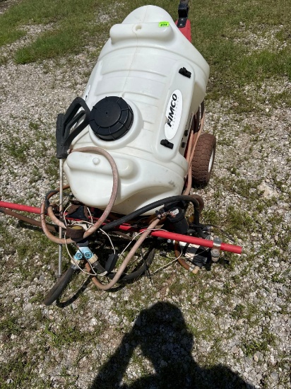 25 gallon Tow behind lawn sprayer *BUYER IS RESPONSIBLE FOR LOADING*