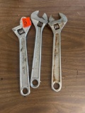 3 crescent wrenches