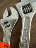 2 crescent wrenches