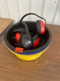 Ear protection and 3 bowls