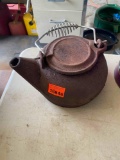 Cast iron tea pot