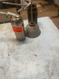 Vintage oil cans