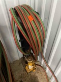 Acetylene hoses and bottle jack