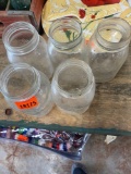 5 mason jars