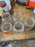 5 Mason jars