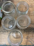 5 mason jars