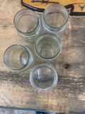 5 mason jars