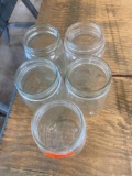 5 mason jars
