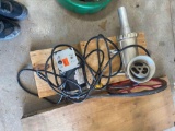 Motor attached to meat grinder