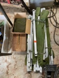 Military cots with replacement items