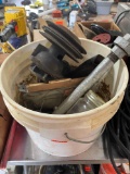 Weed eater head, mason jar, metal pipe and more