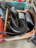 Rifle cartridges, filters, automotive belts, Hammer handle, and misc items