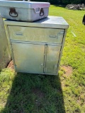 Metal cabinet measurements in photos
