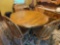 Dining room table with four chairs, 4 inches in diameter Bring Help to move