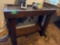 wooden side table only items not included