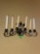 2 Wall hanging candle holder with candles