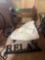 Wooden toddler size seat with relax decor sign
