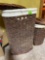 2 Wooden baskets