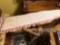 Ruby, chair, ironing board and step stool