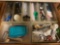 Drawer of kitchen items and organizers