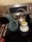 oil holder, salt holder and kettle