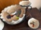 Chicken plates with holder