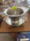 bowl, leaf decor