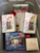 Teddy bear ornaments, Christmas lights, Christmas stockings, all one clips for Christmas lights,