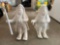 2 Santa figures