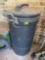 Trash can on back porch