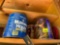 coffee cans with