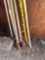 Pipes and gardening tools