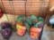 Wall decor planters, and tricycle candle holders