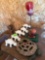 candles and turtle decor