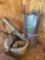 Metal sheathing, metal pipes, scrap iron