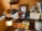 long wooden table only, items not included