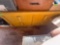 yellow wooden drawer only items not included bring help to move