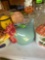 Jam containers and chicken Decor
