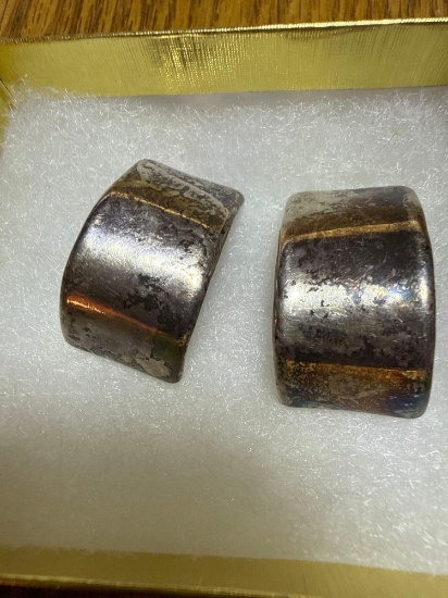 Silver earrings