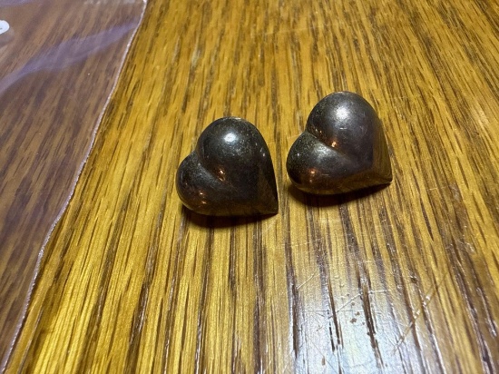Silver Heart earrings