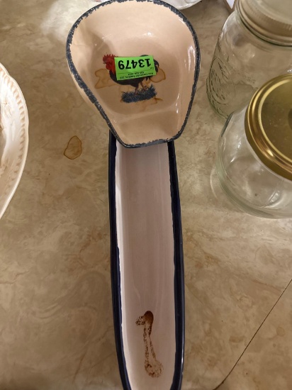 spoon holder and dish