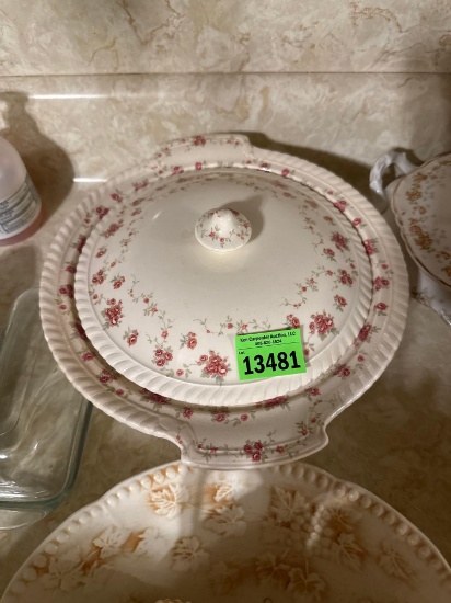 glass flora dish