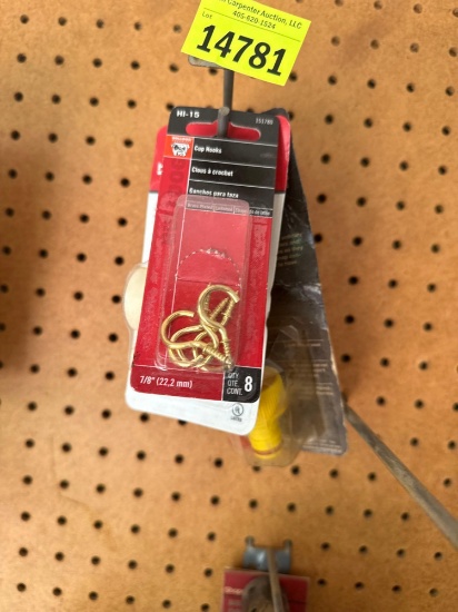 screw adapters and cup Hooks