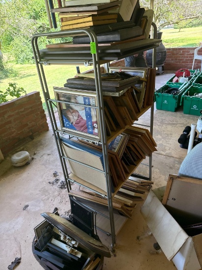 metal rack only items not included